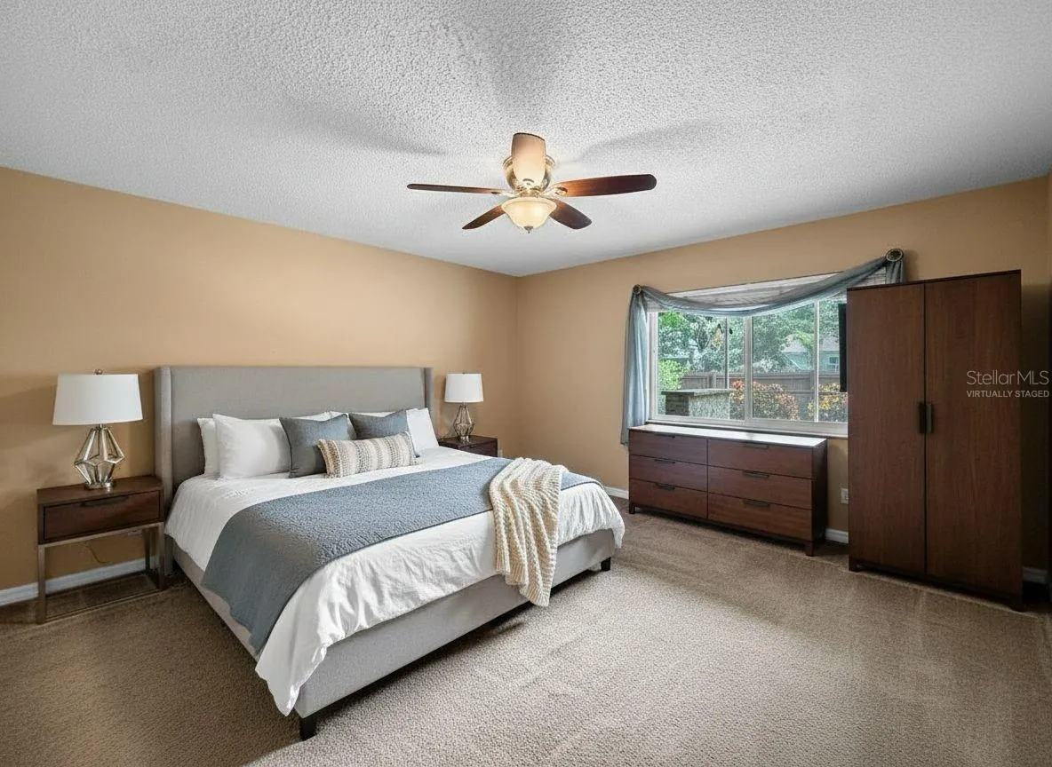 Virtually Staged - Primary Bedroom