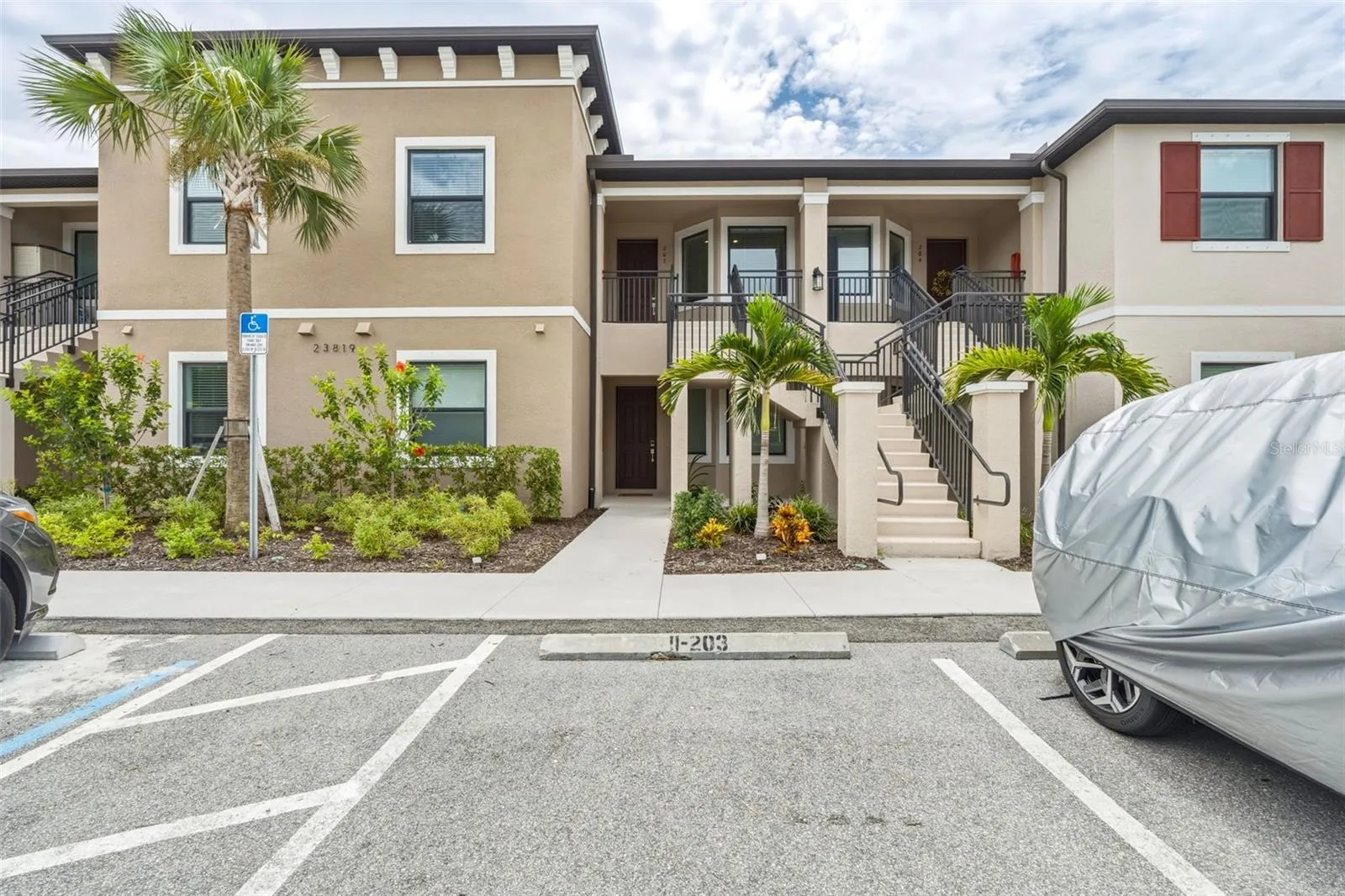 Front Exterior Features Tropical Landscaping