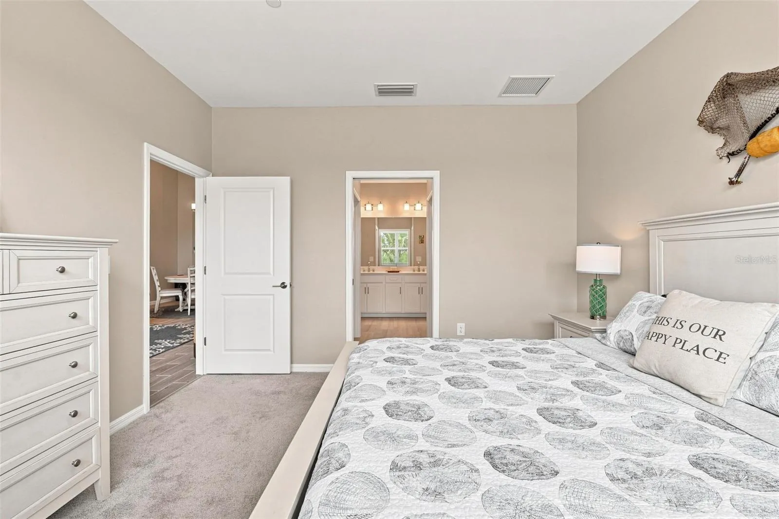 Bright Primary Bedroom with Direct Access to Ensuite