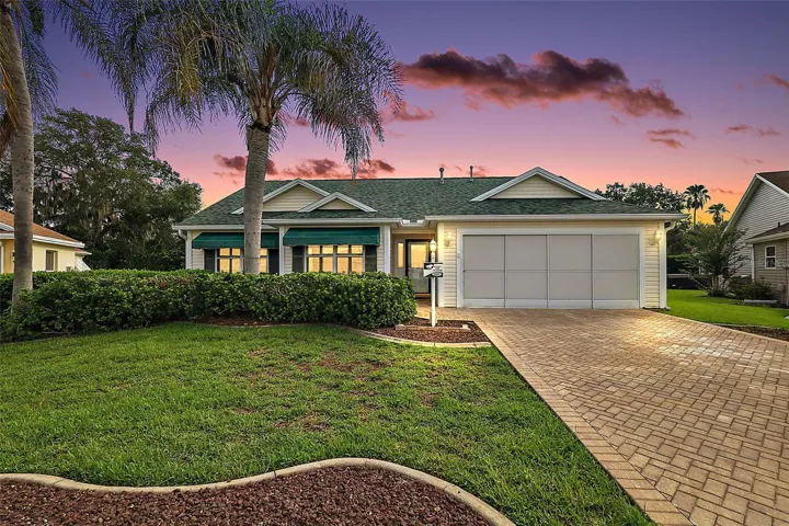 Twilight Front Elevation
