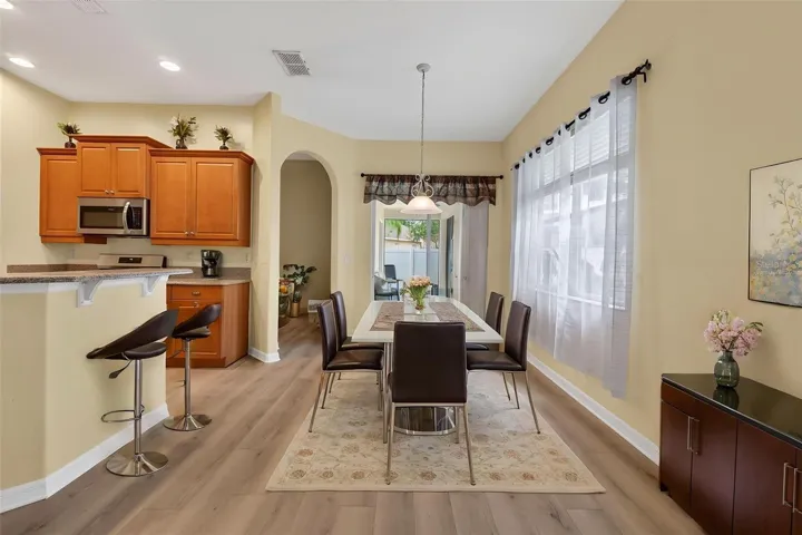 Dining/Kitchen Virtually Staged