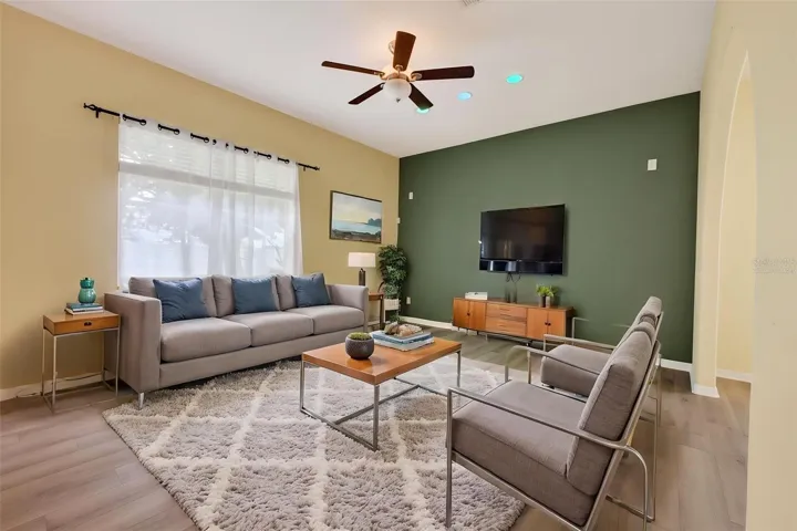 Living Room Virtually Staged
