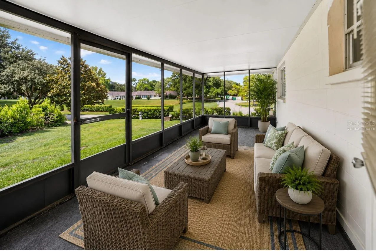 Virtually Staged Lanai