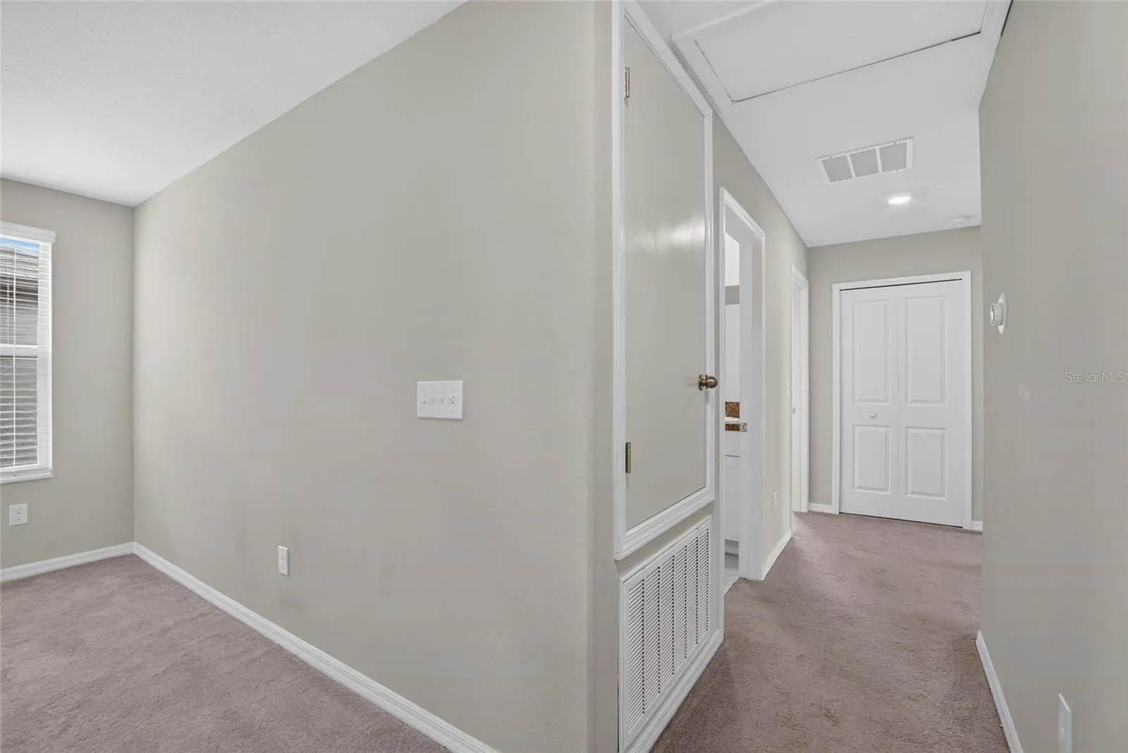 Loft, Bedroom Hallway, HVAC door