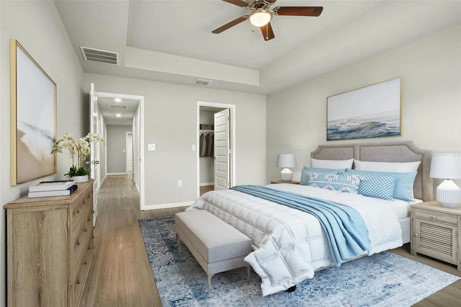 Staged Bedroom
