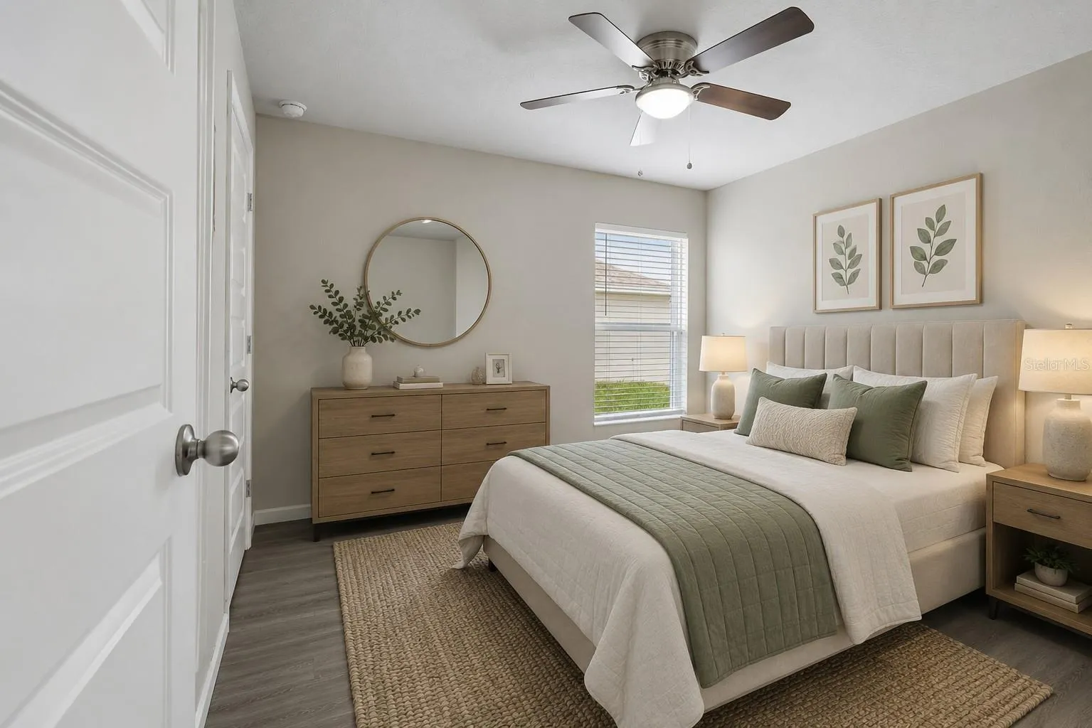 Staged Bedroom