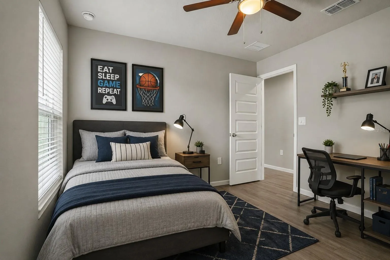 Staged Bedroom