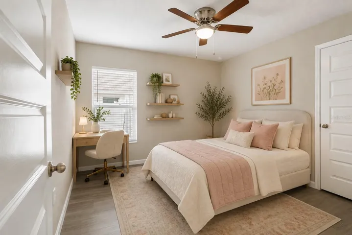 Staged Bedroom