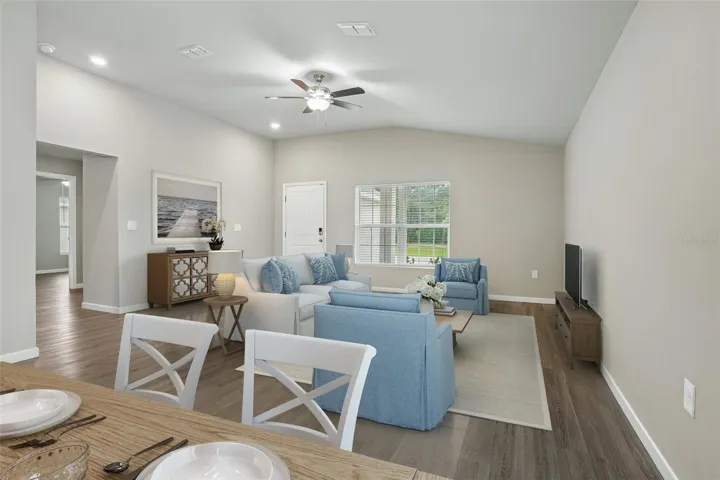 Staged Living Area