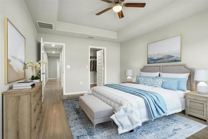 Staged Bedroom
