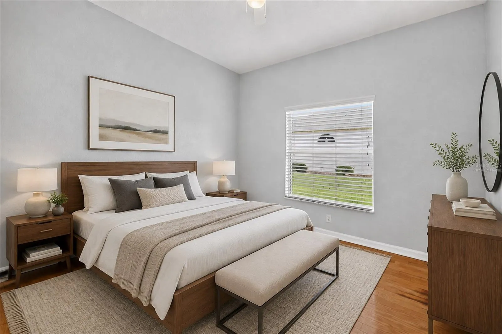 virtually staged bedroom 2