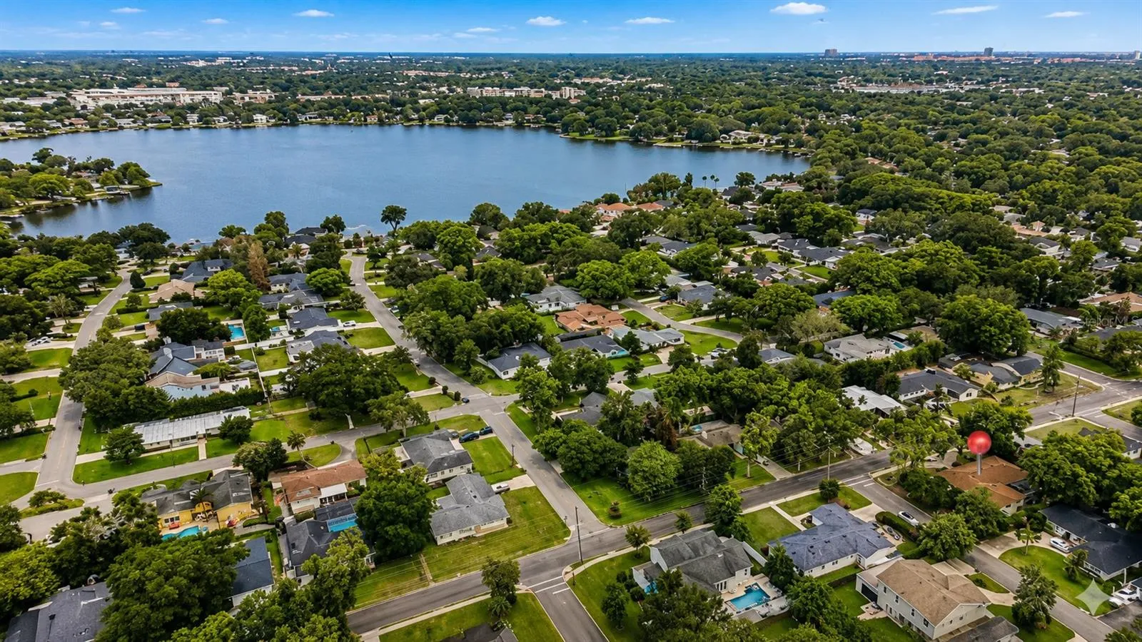 Short distance to the neighborhood lake lot.