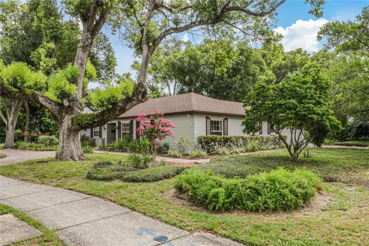Beautiful corner lot.