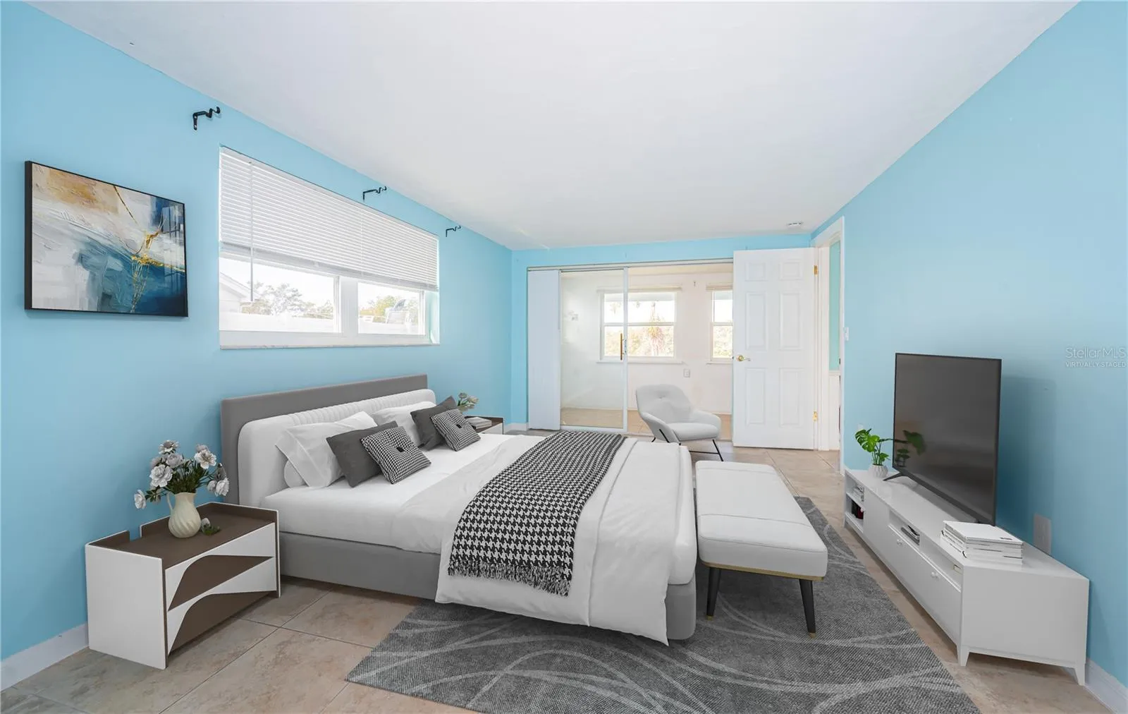 Primary Bedroom Virtually Staged