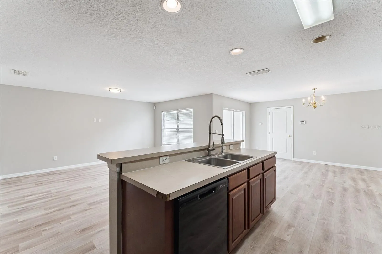 Open concept kitchen