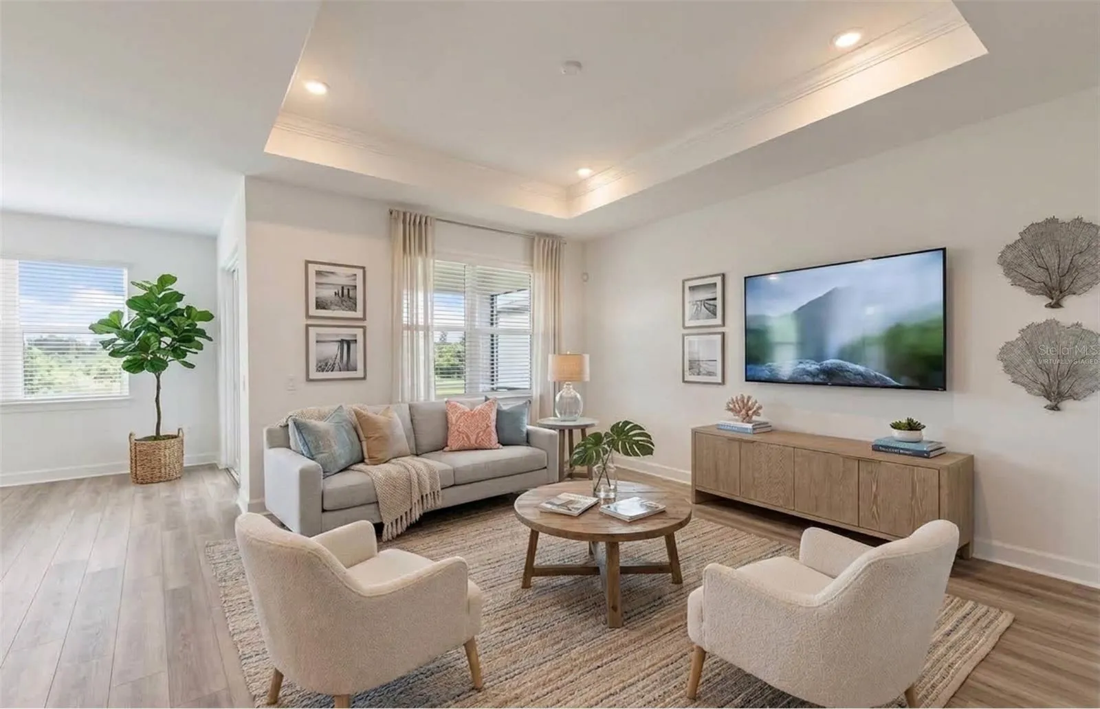 Virtually staged, of actual home.