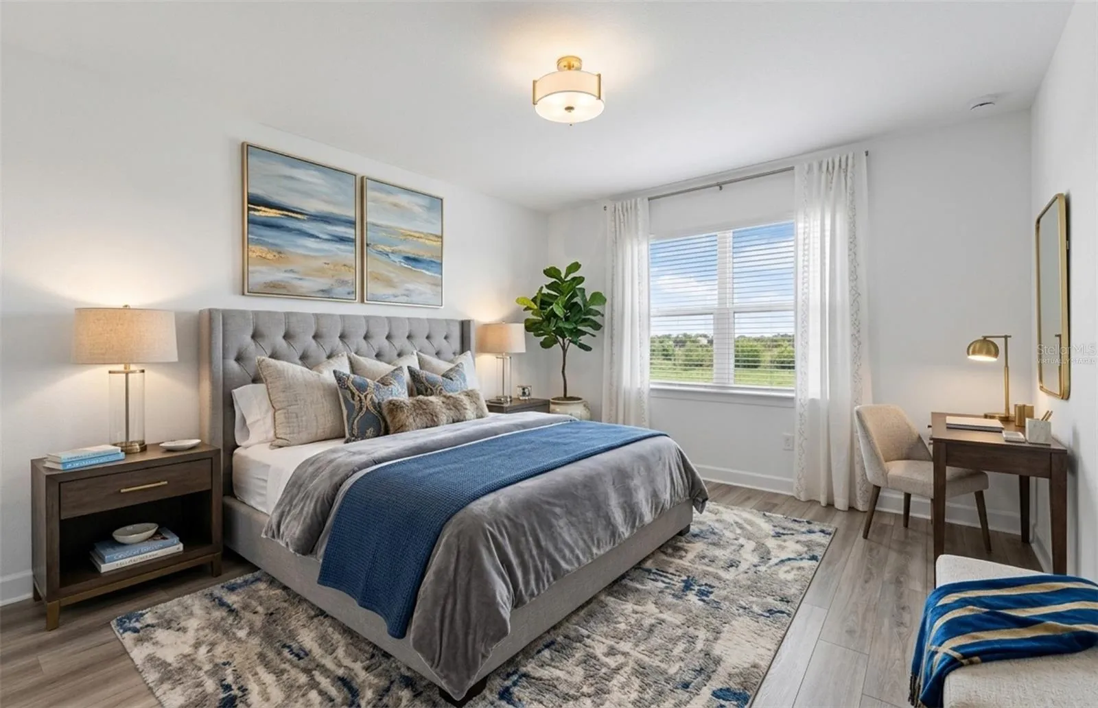 Virtually staged, of actual home.