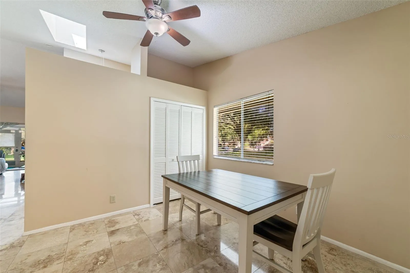 Extra natural light coming form the dining window