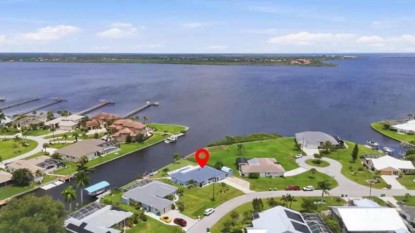 Aerial view of property and surrounding myakka river/ charlotte harbor