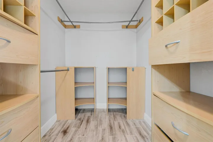 Walk-in Master bedroom closet