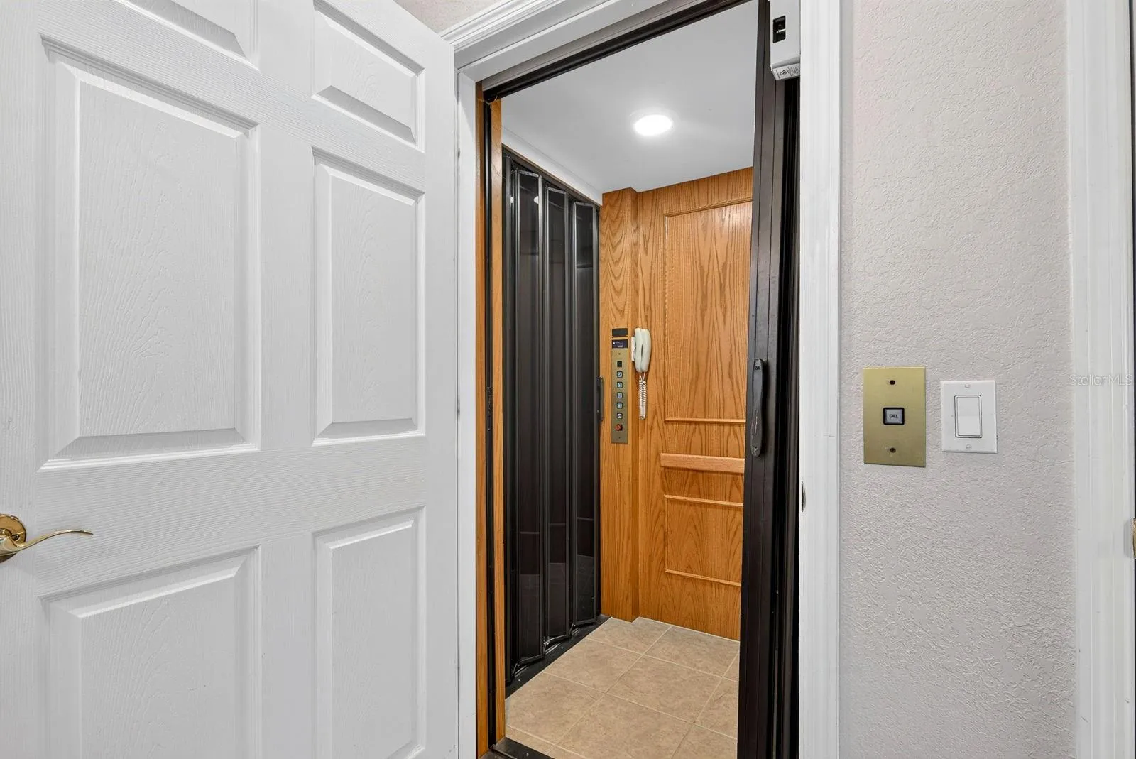 Elevator closet door on every floor