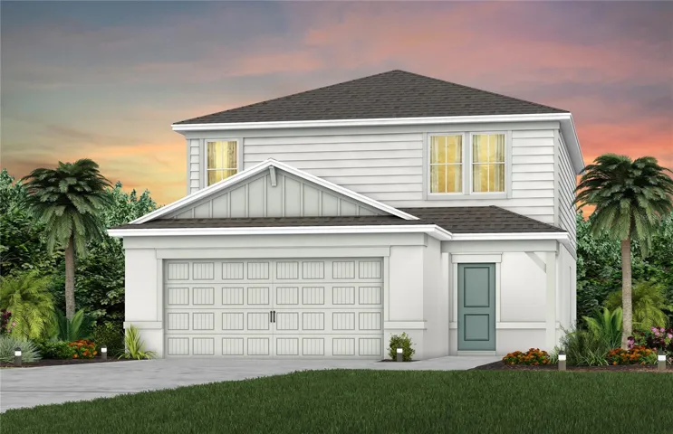 Exterior Design. Artistic rendering for this new construction home. Pictures are for illustrative purposes only. Elevations, colors and options may vary.