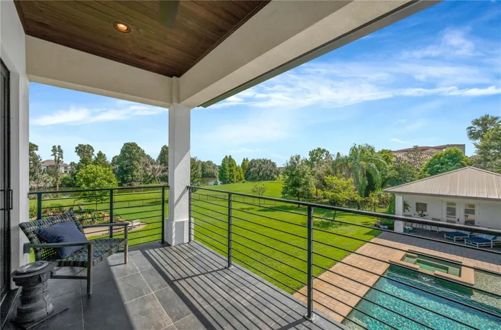 Private office balcony