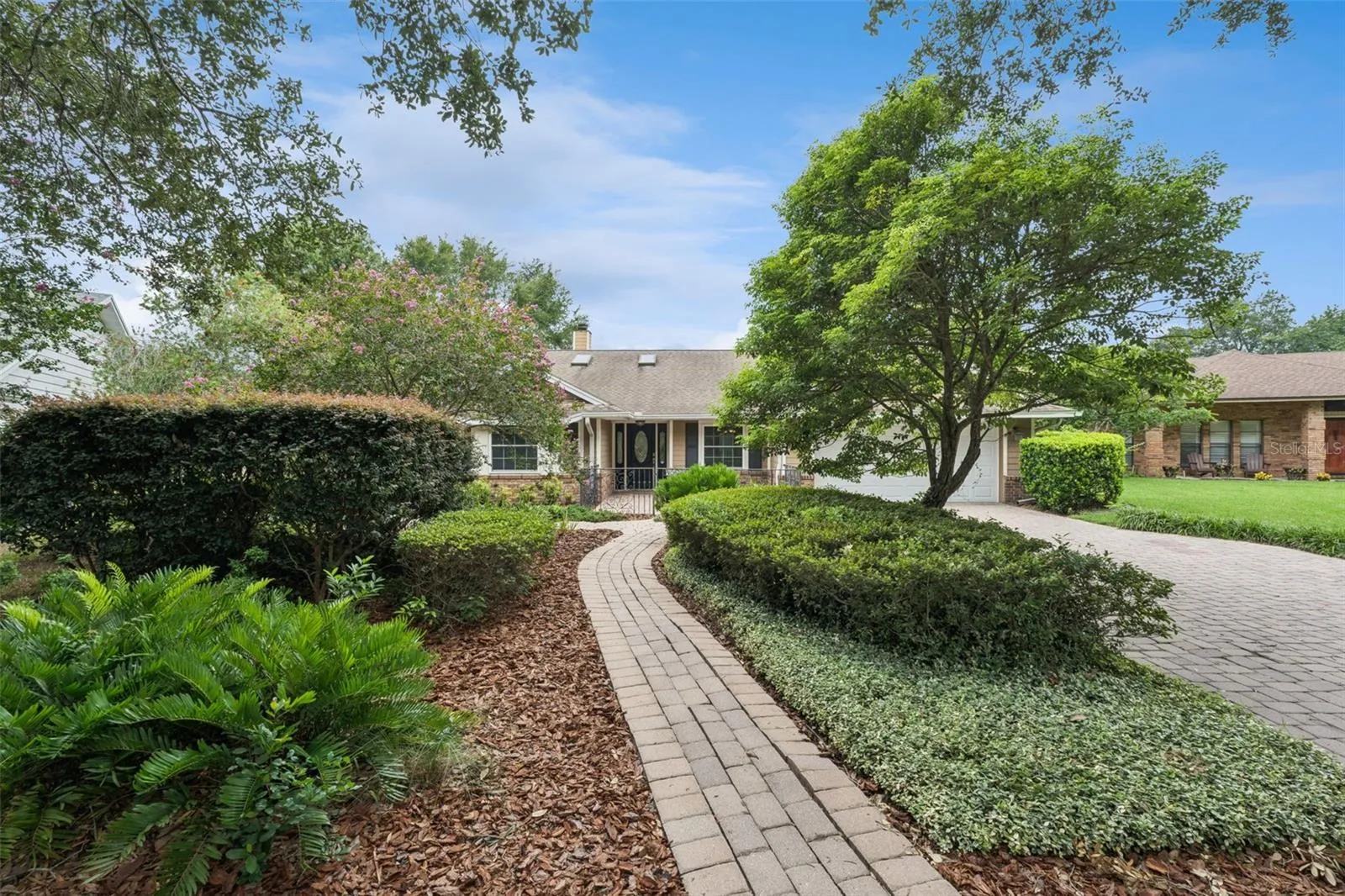 Beautifully landscaped and excellent curb appeal.