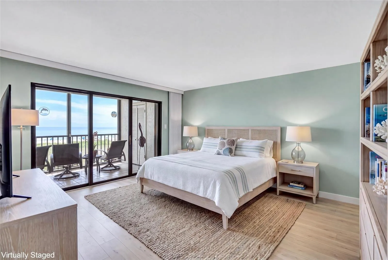 Virtually Staged Primary Bedroom