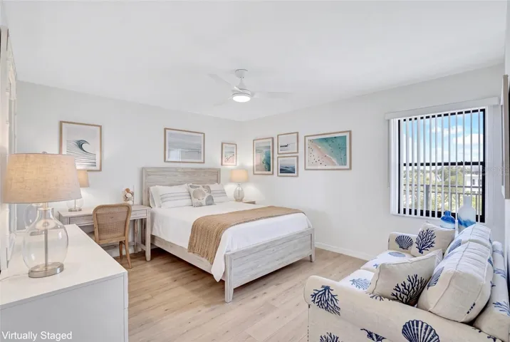 Virtually Staged Guest Bedroom