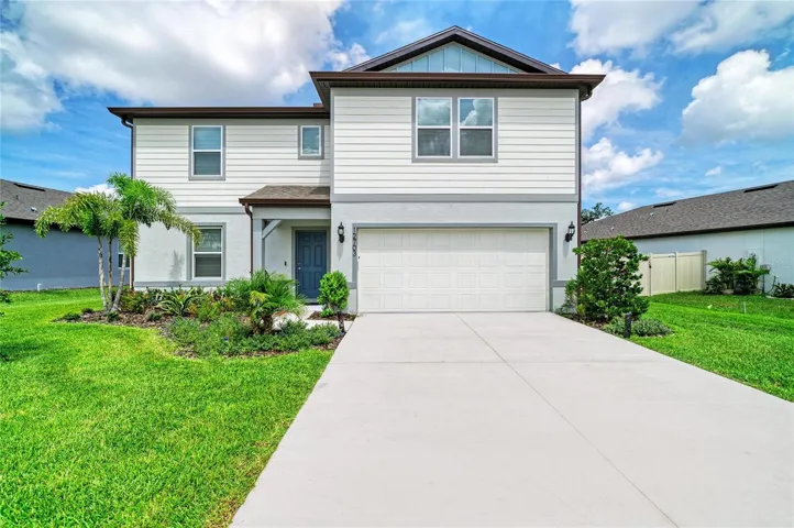 Beautiful front exterior with OVERSIZED LOT
