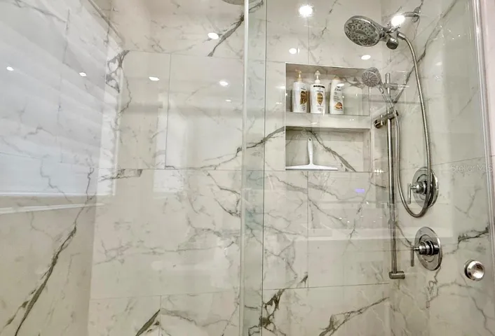Beautiful walk-in shower