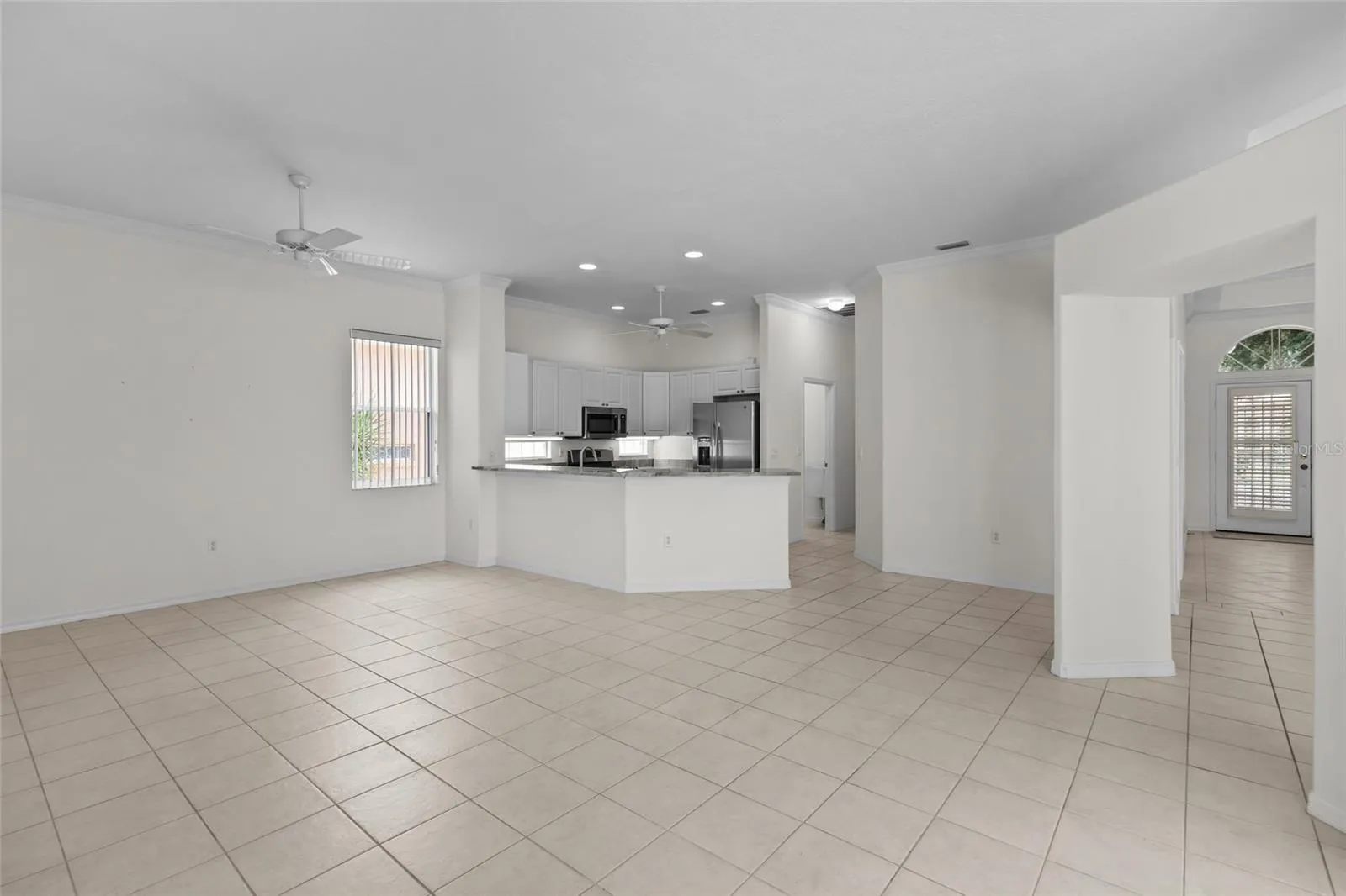 Great Room with Living Room, Kitchen, and Breakfast Area