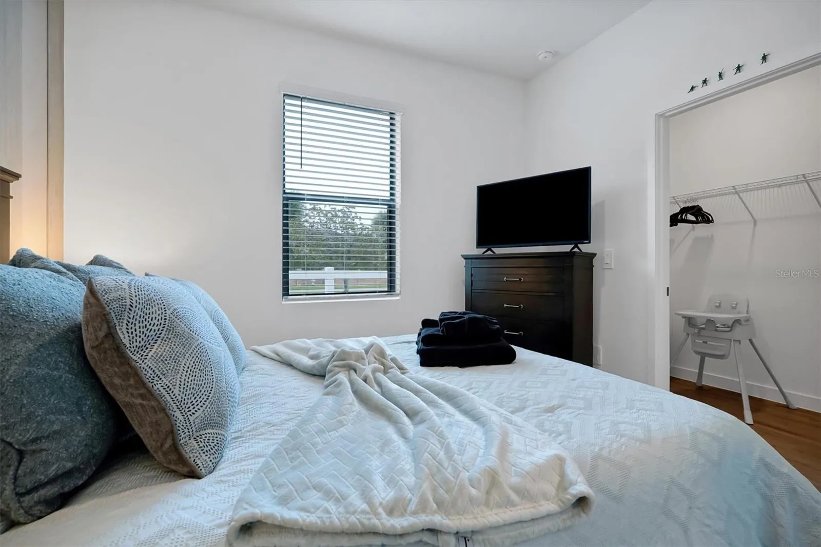 Primary Bedroom and Walk In Closet - First Floor