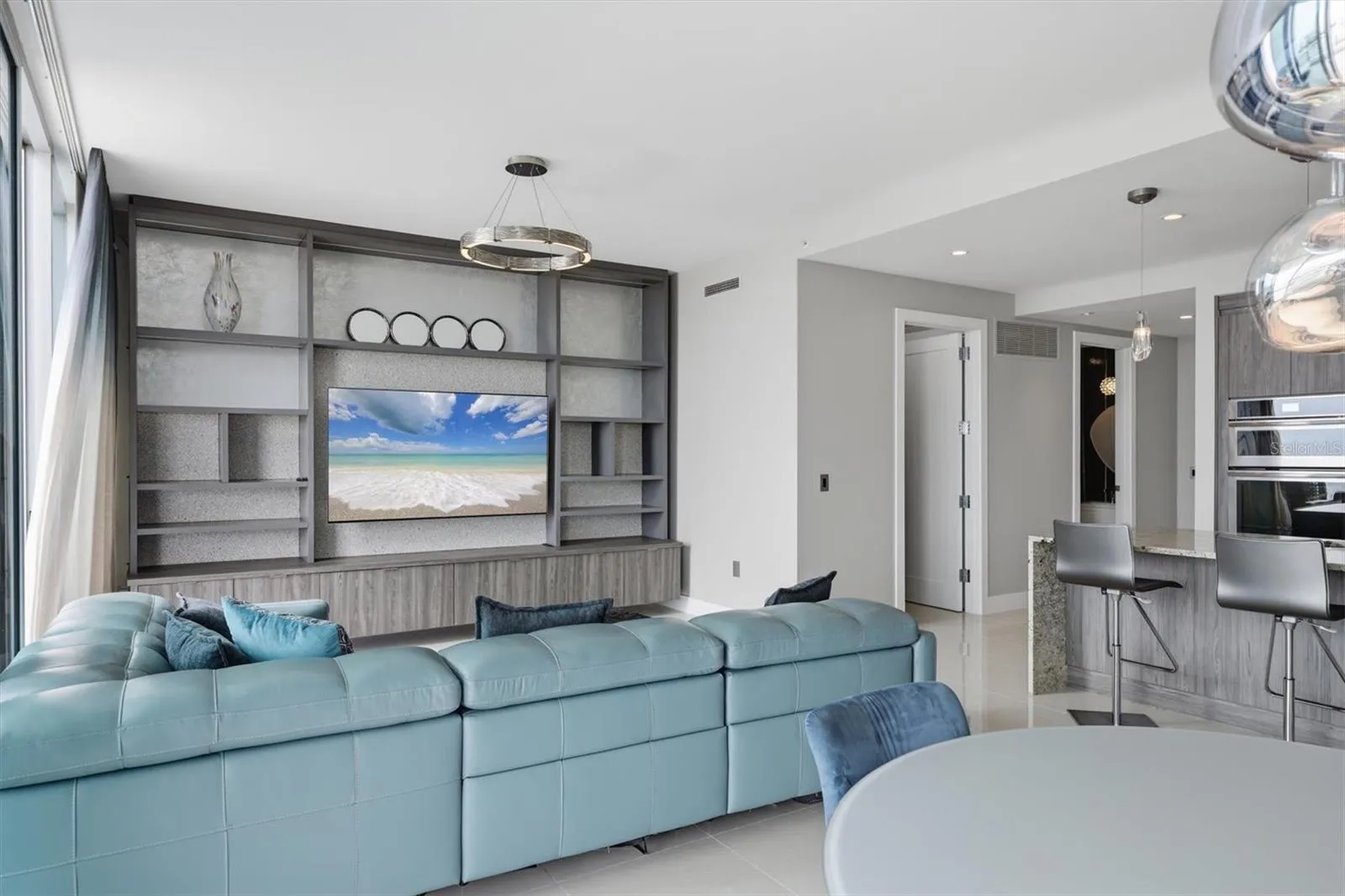 Custom built-in with shelving &amp; cabinets