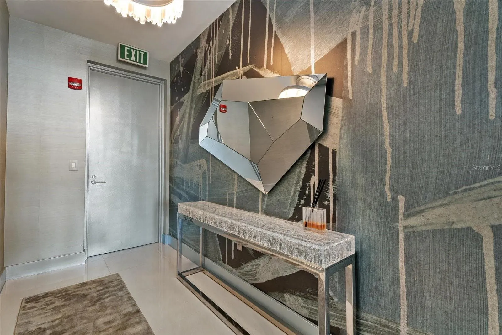 Elevator delivers you to your foyer