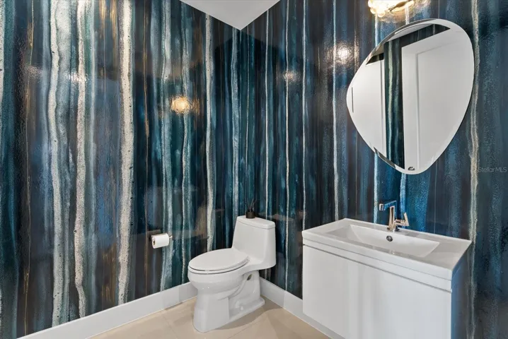 Half Bath in hallway
