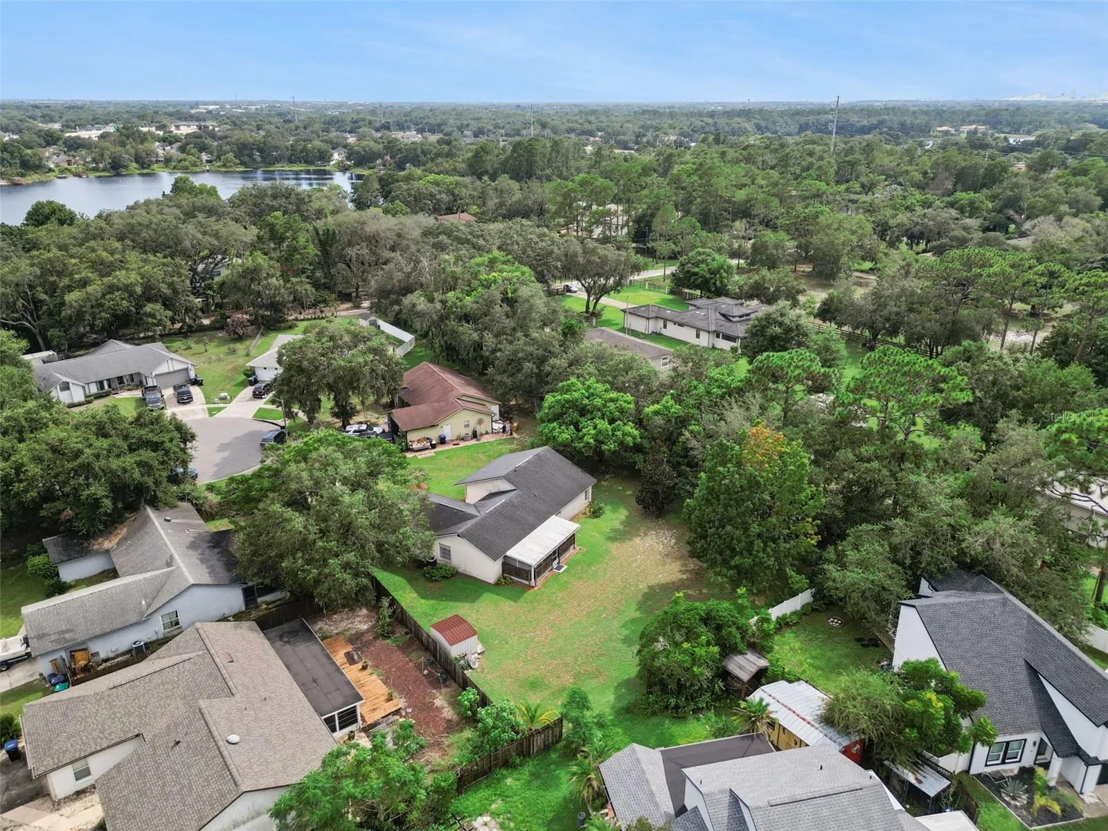 Aerial from Back Side of property.