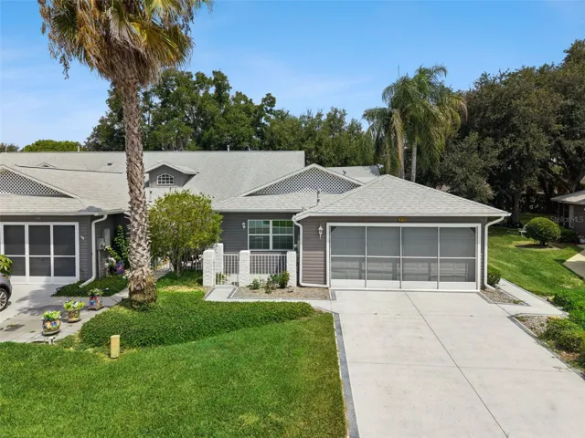 Front of Home on PRIVATE LOT