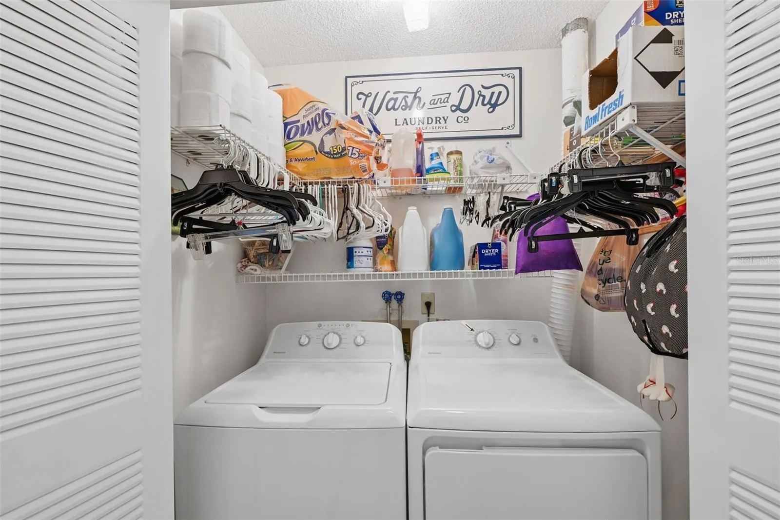 Inside New Washer &amp; Dryer