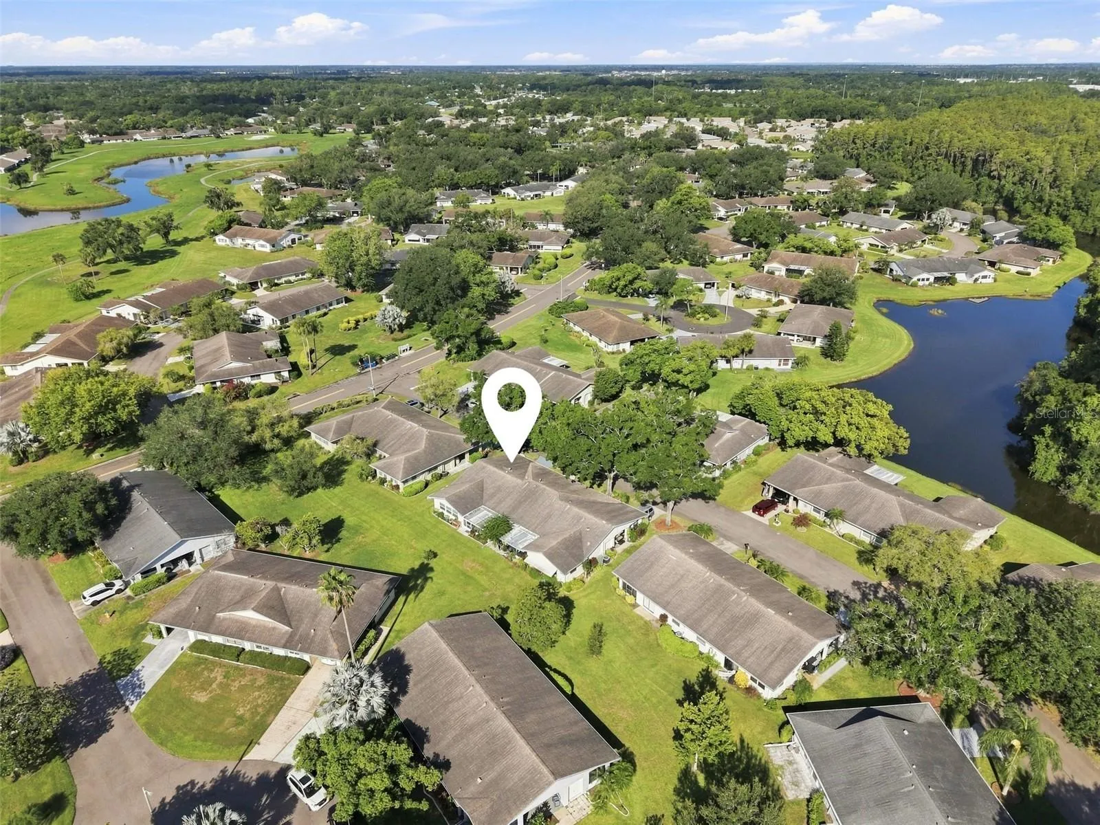 Aerial view of Neighborhood