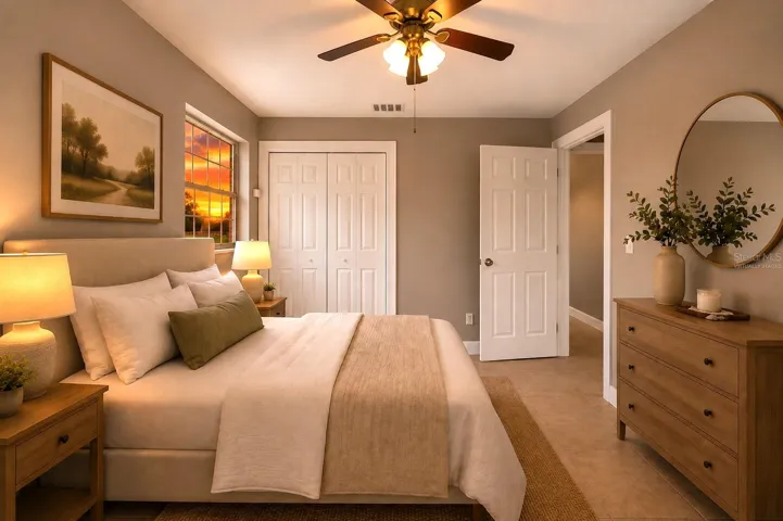 Guest bedroom 3 virtually staged