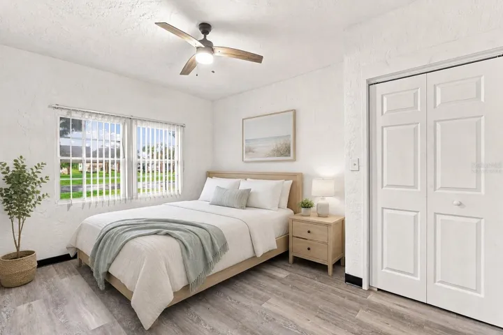 Virtually Staged Bright &amp; Inviting Second Bedroom
