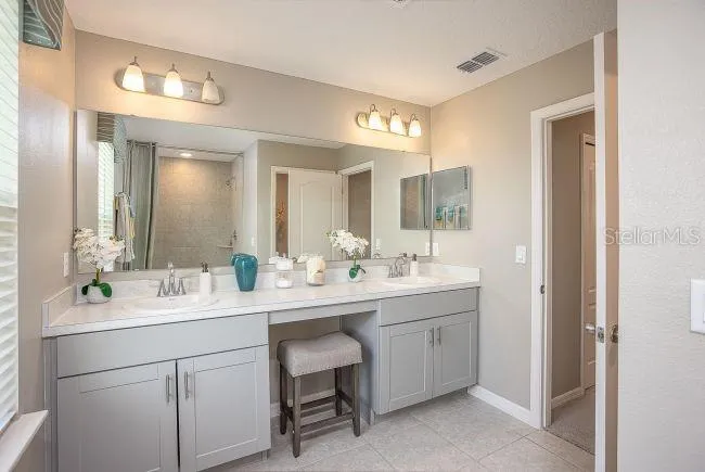 Model home - actual features may vary.