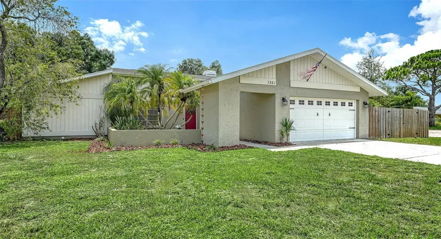Large front yard