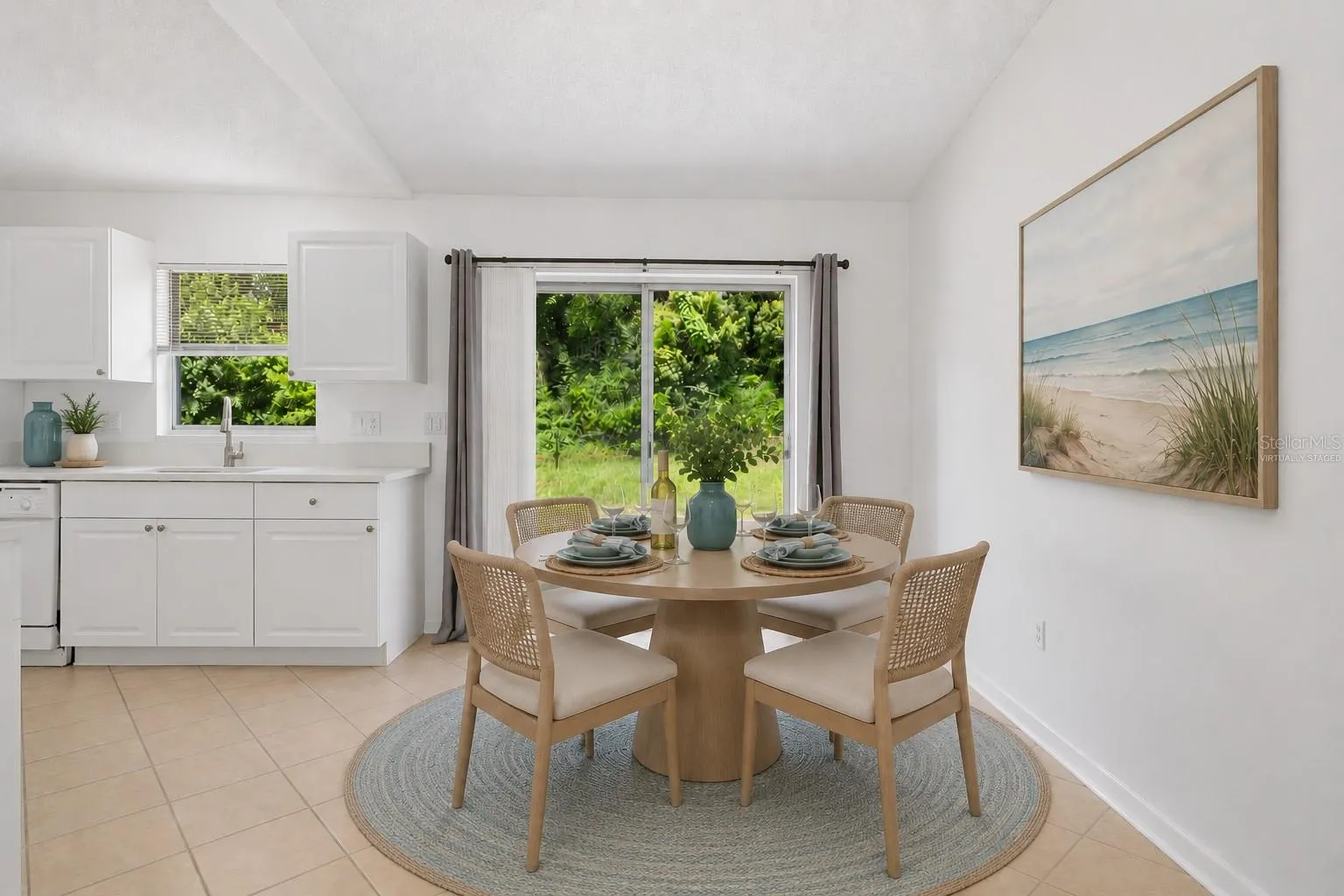 Virtually Staged Dining Room