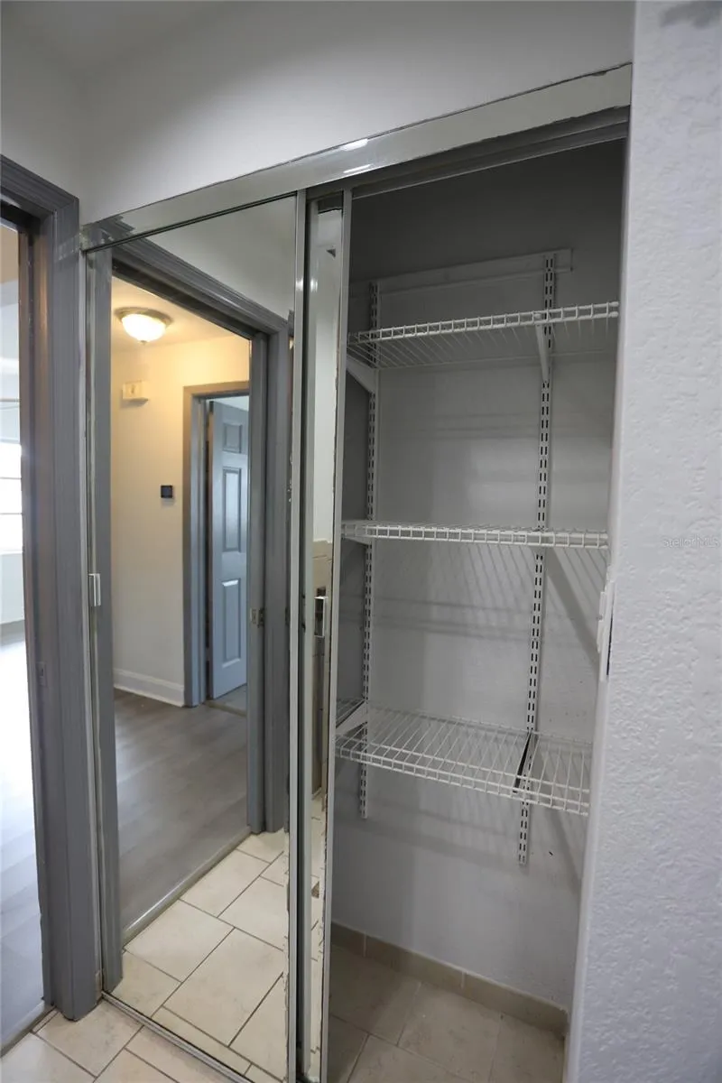 Hall full bath - linen closet (second linen storage in hallway)