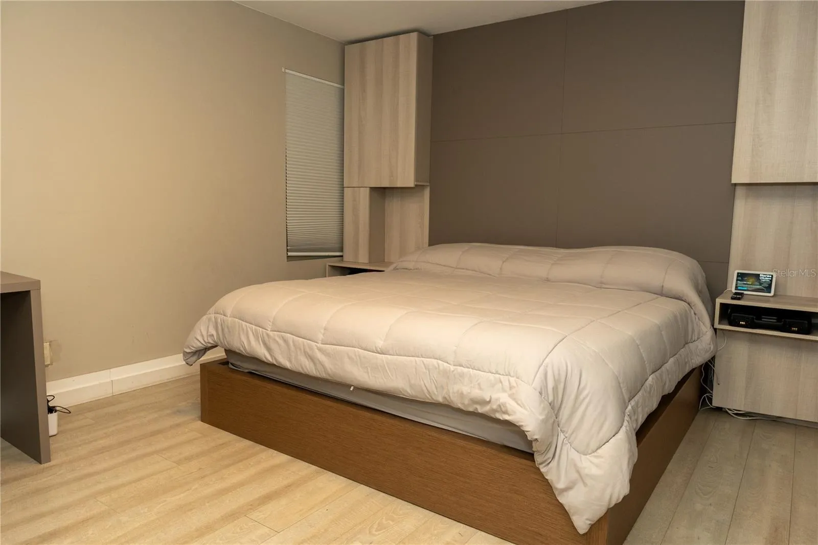 Primary bedroom built in King bed