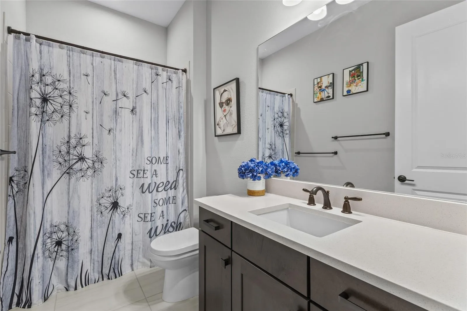 guest bathroom near front bedroom