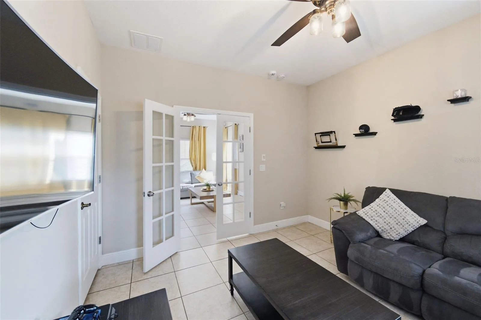 First Floor Bedroom Used as Second Living Room